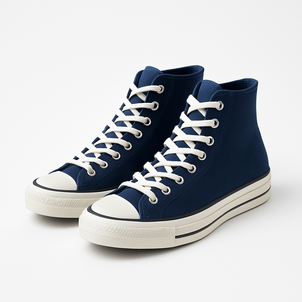 Canvas High Tops - Fonthorini Shoes