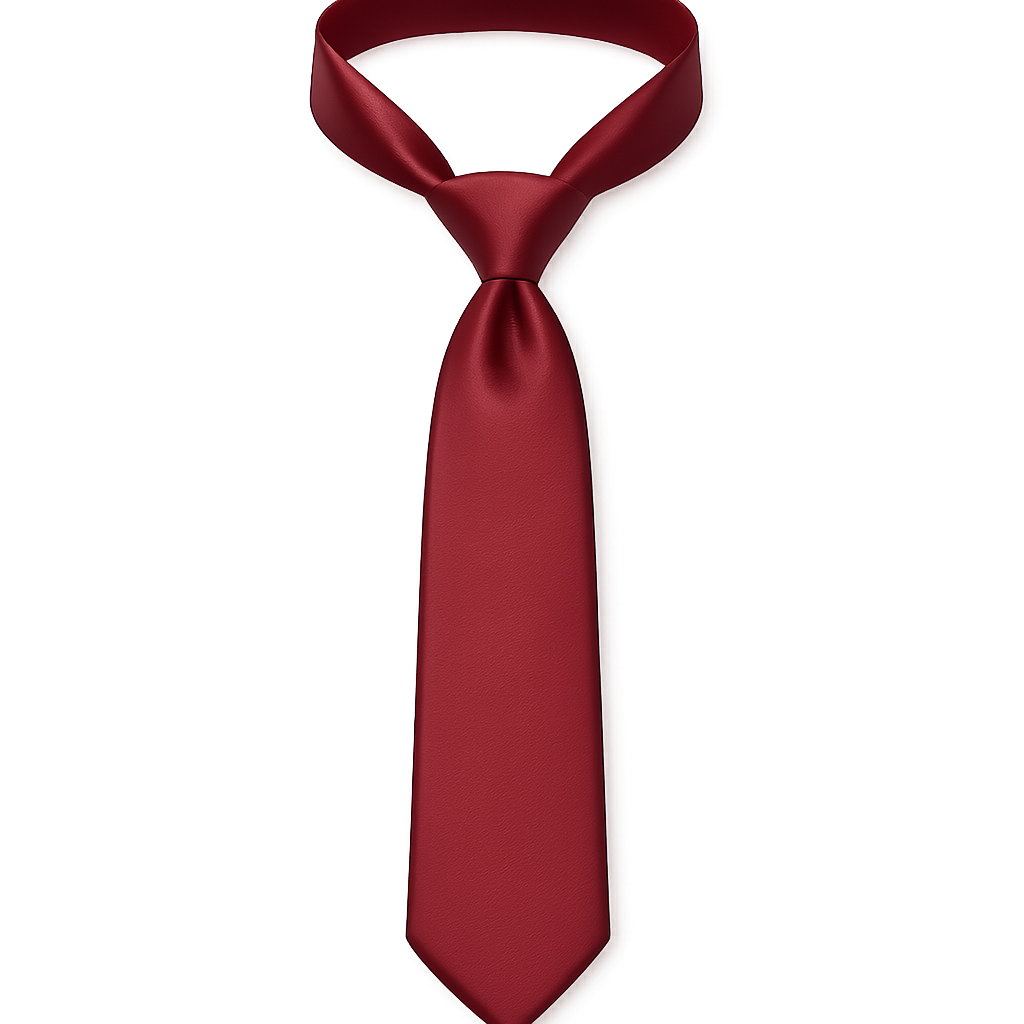 Crimson Silk Tie - Fonthorini Acessories