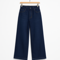 Denim Wide-Leg Trousers - Fonthorini Trousers