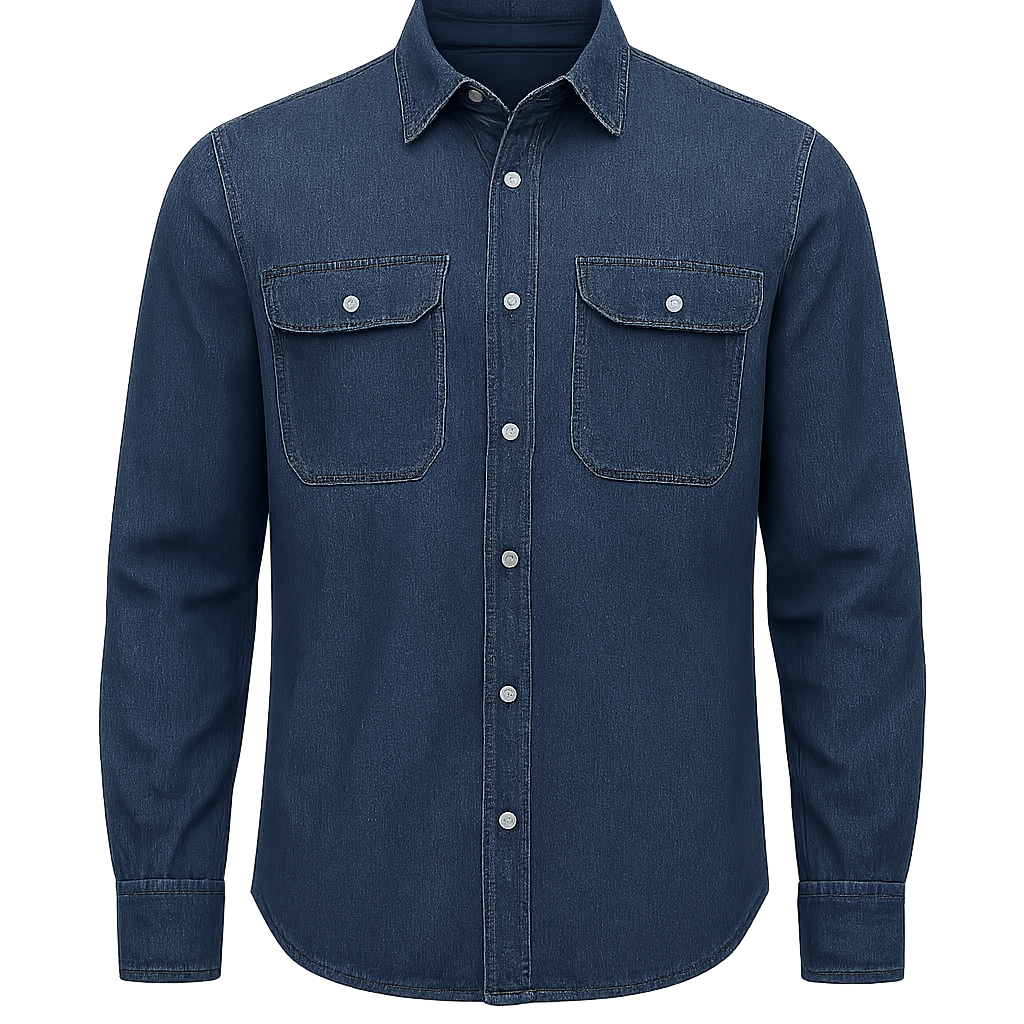 Indigo Denim Shirt - Fonthorini Shirts